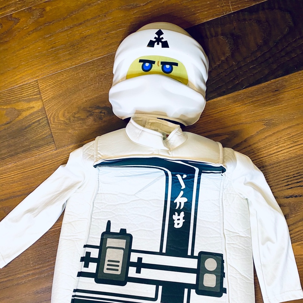 Ninjago White Ninja Costume Size 5/6